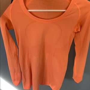 Orange Lulu top